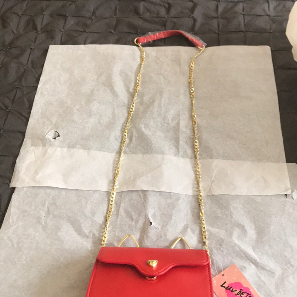 Betsey Johnson Red Crossbody Bag - Picture 4 of 7